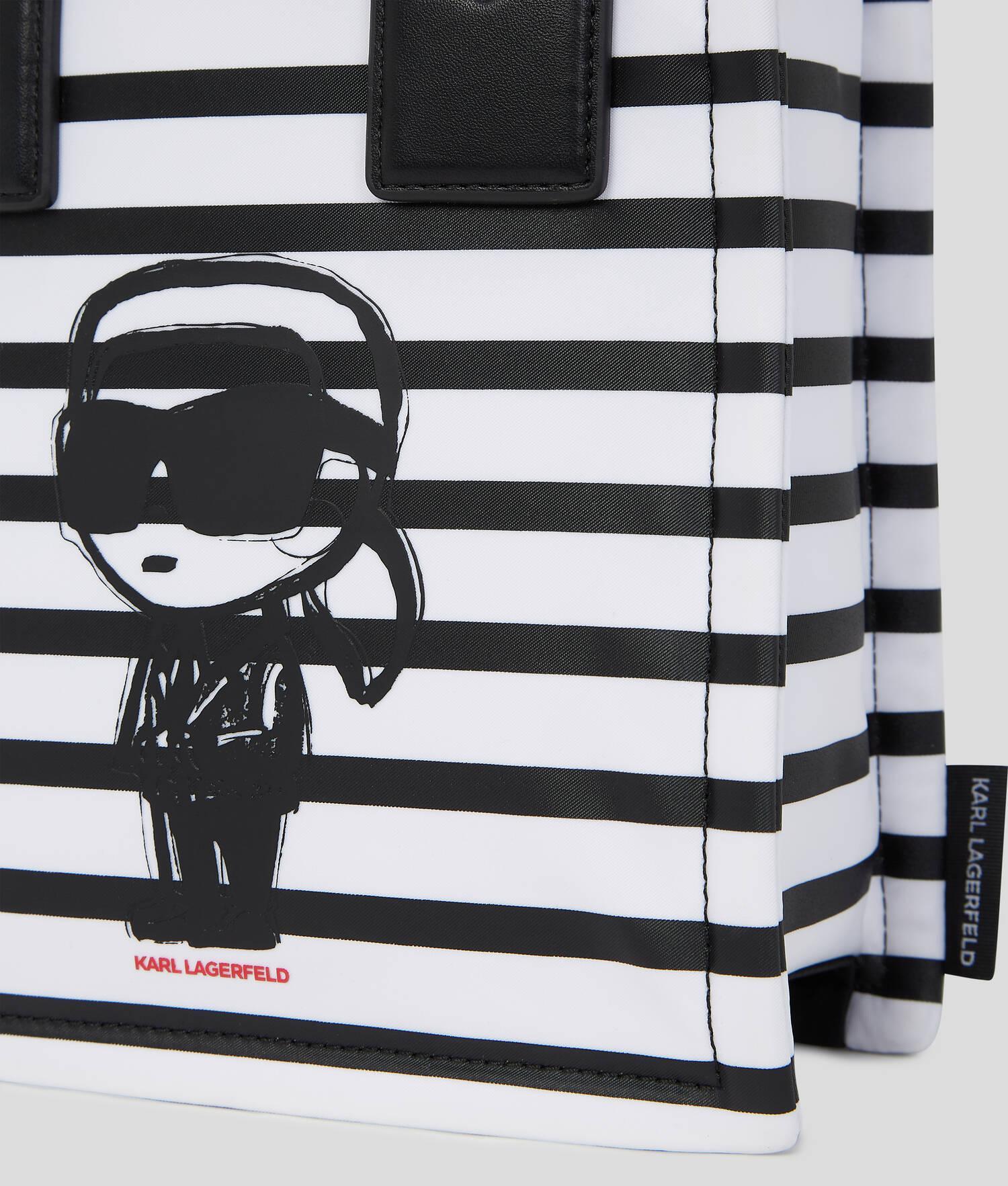 IKON STRIPED SMALL TOTE BAG Product Image