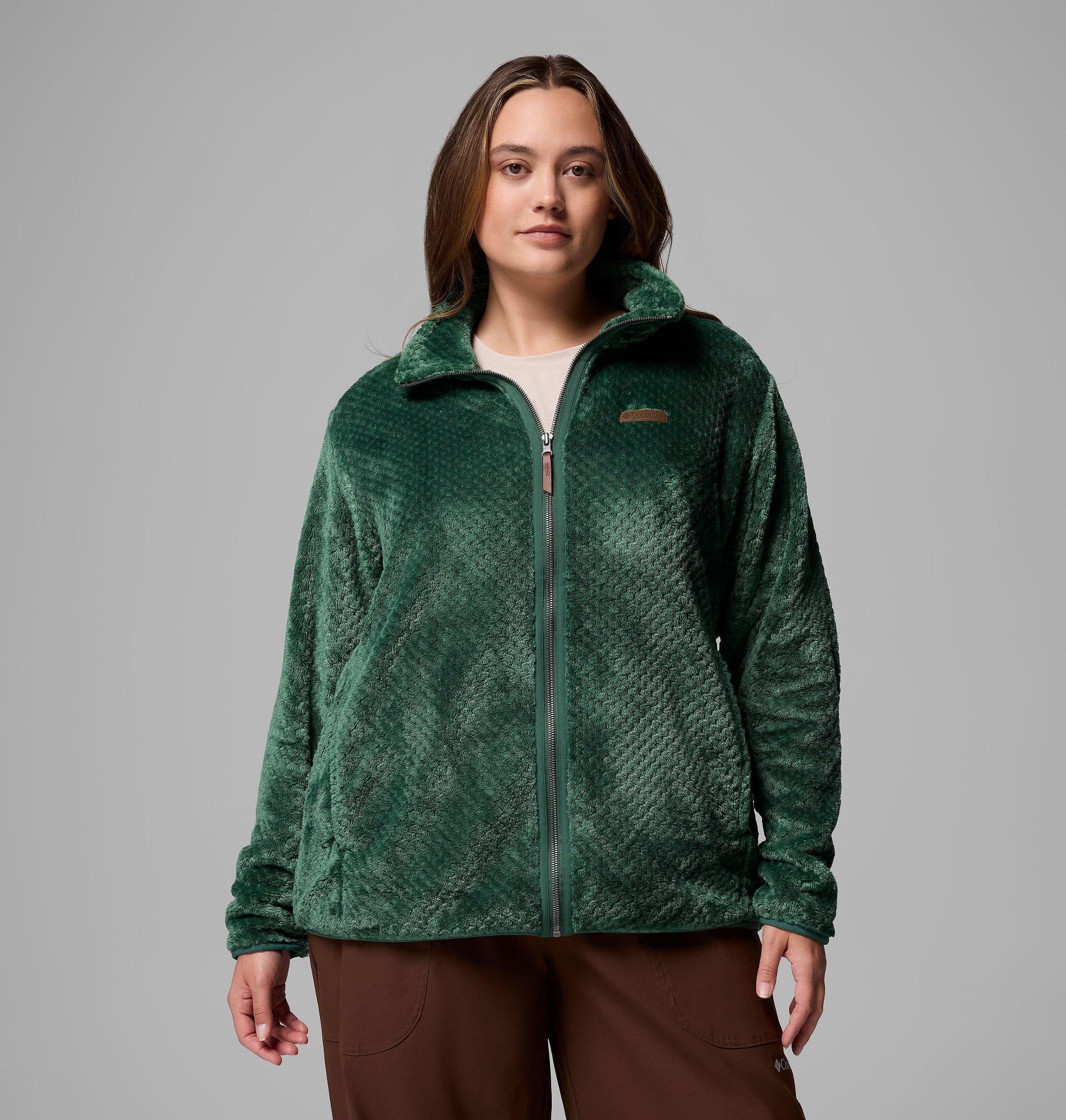 Columbia Womens Fire Side II Sherpa Full Zip Fleece - Plus Size- Product Image