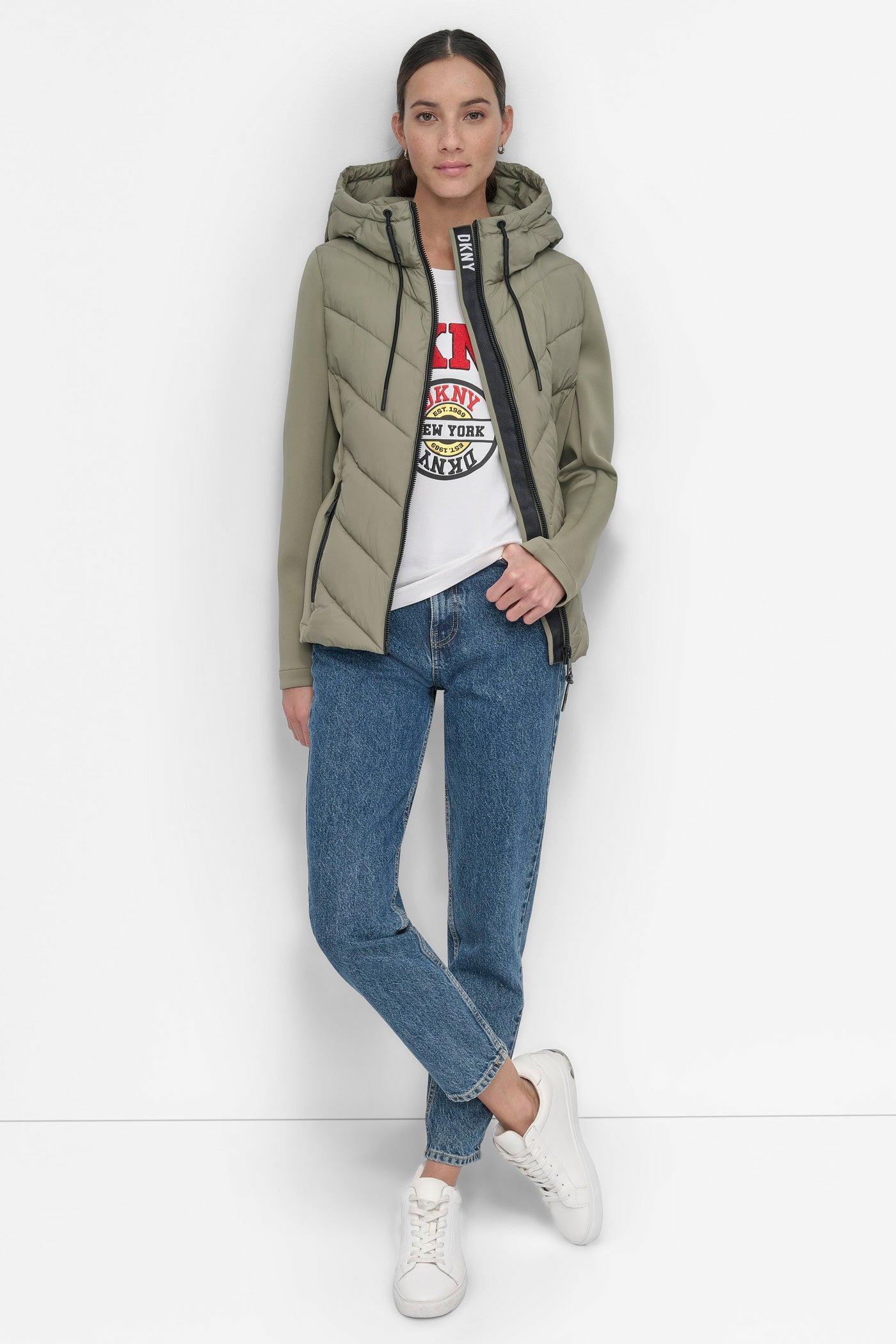 MIXED MEDIA LIGHT WEIGHT PUFFER Product Image