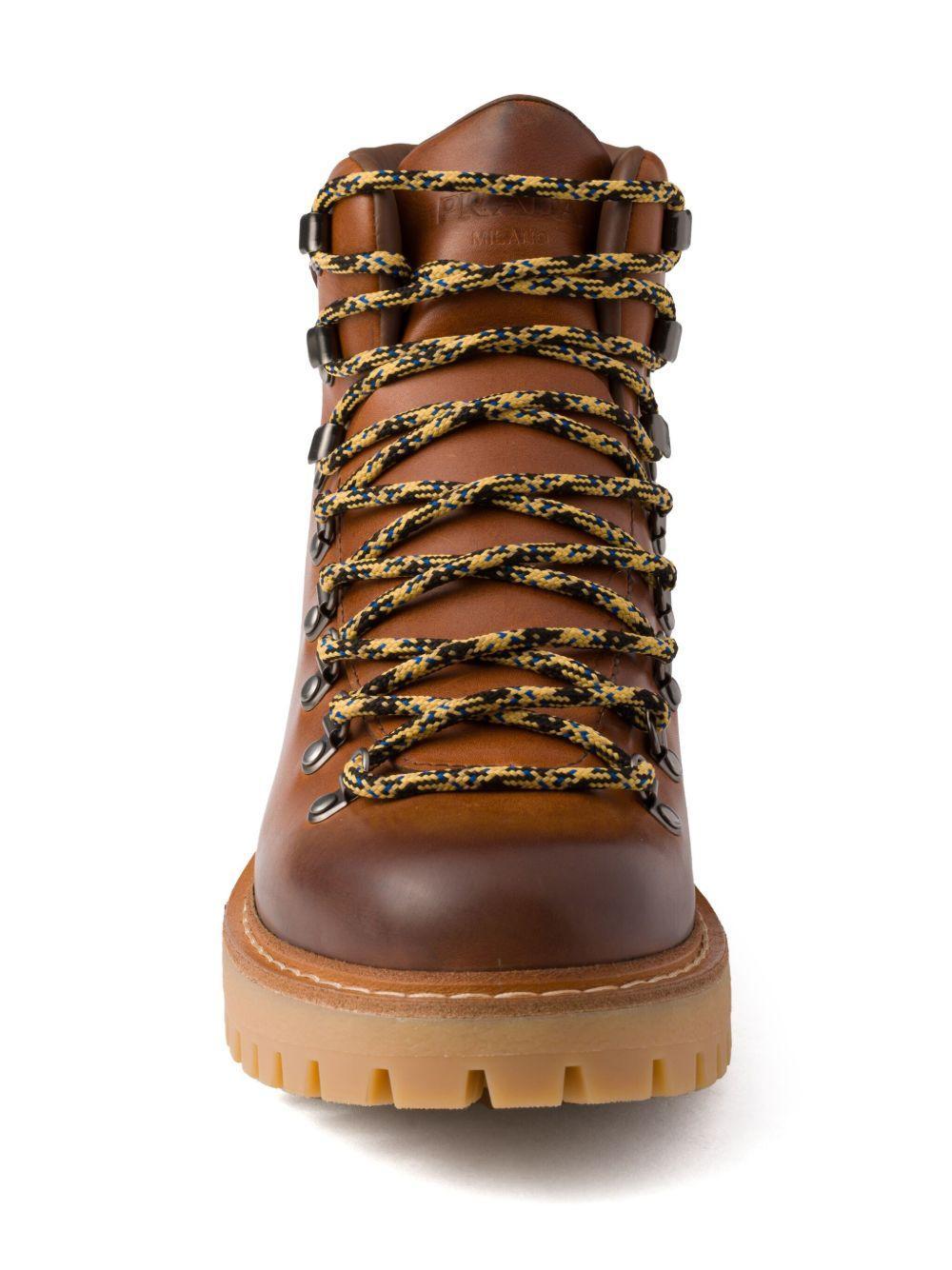 laced leather boots Product Image