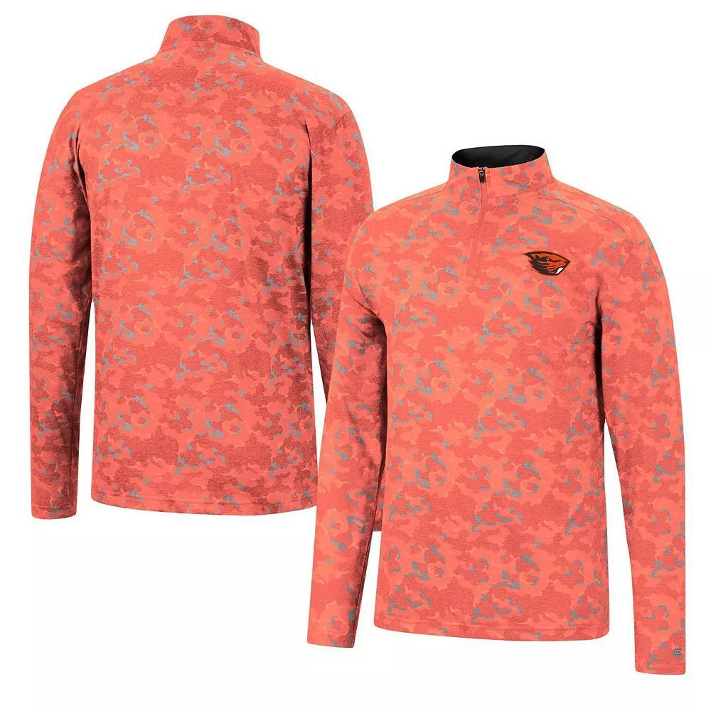 Men's Colosseum Orange Oregon State Beavers Tivo Quarter-Zip Jacket,  Product Image
