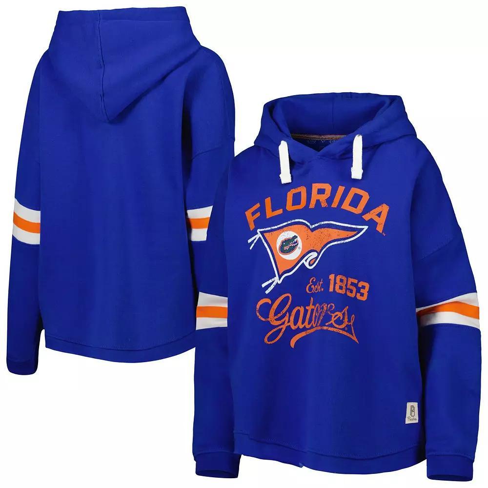 Women's Pressbox Royal Florida Gators Super Pennant Pullover Hoodie, Size: Large, Blue Product Image