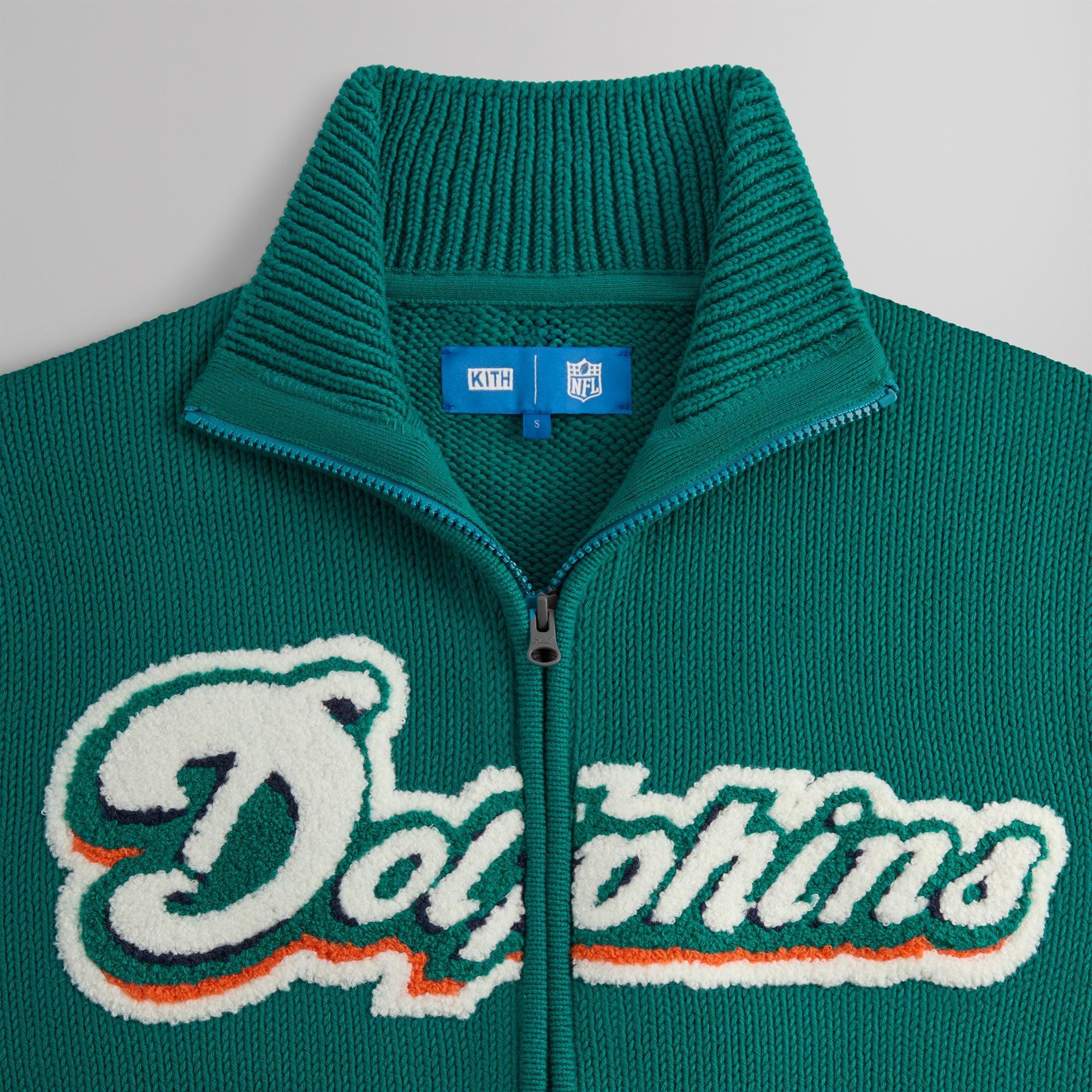 Kith & '47 for the NFL: Dolphins Wyona Full Zip Sweater - Center Male Product Image