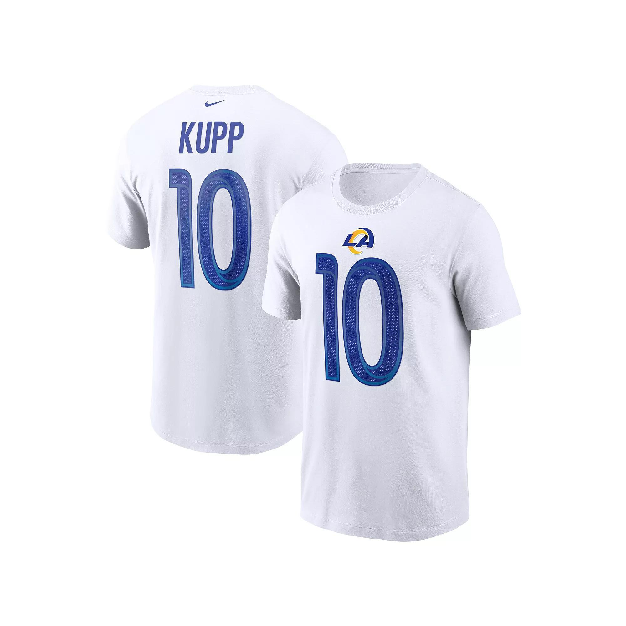 Men's Nike Cooper Kupp White Los Angeles Rams Name & Number T-Shirt, Size: XL Product Image