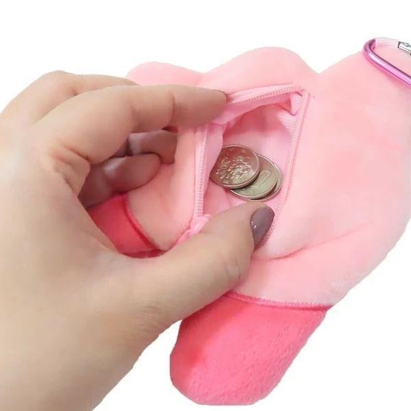 Kirby Die-cut Zipper Pouch with Keyring Product Image