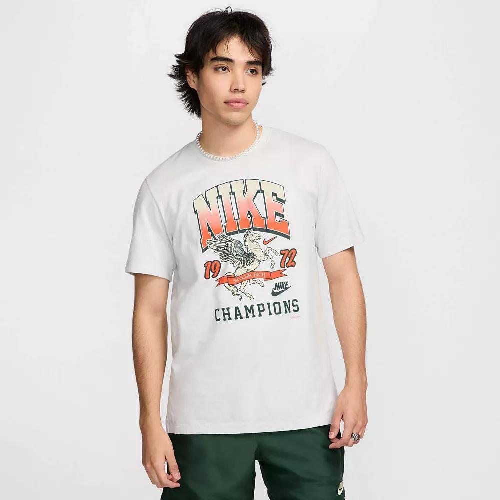 Nike Mens Nike Club Swoosh T-Shirt - Mens Product Image