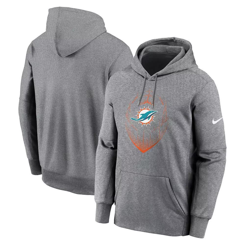 Men's Nike Heather Gray Cleveland Browns Performance Pullover Hoodie,  Product Image