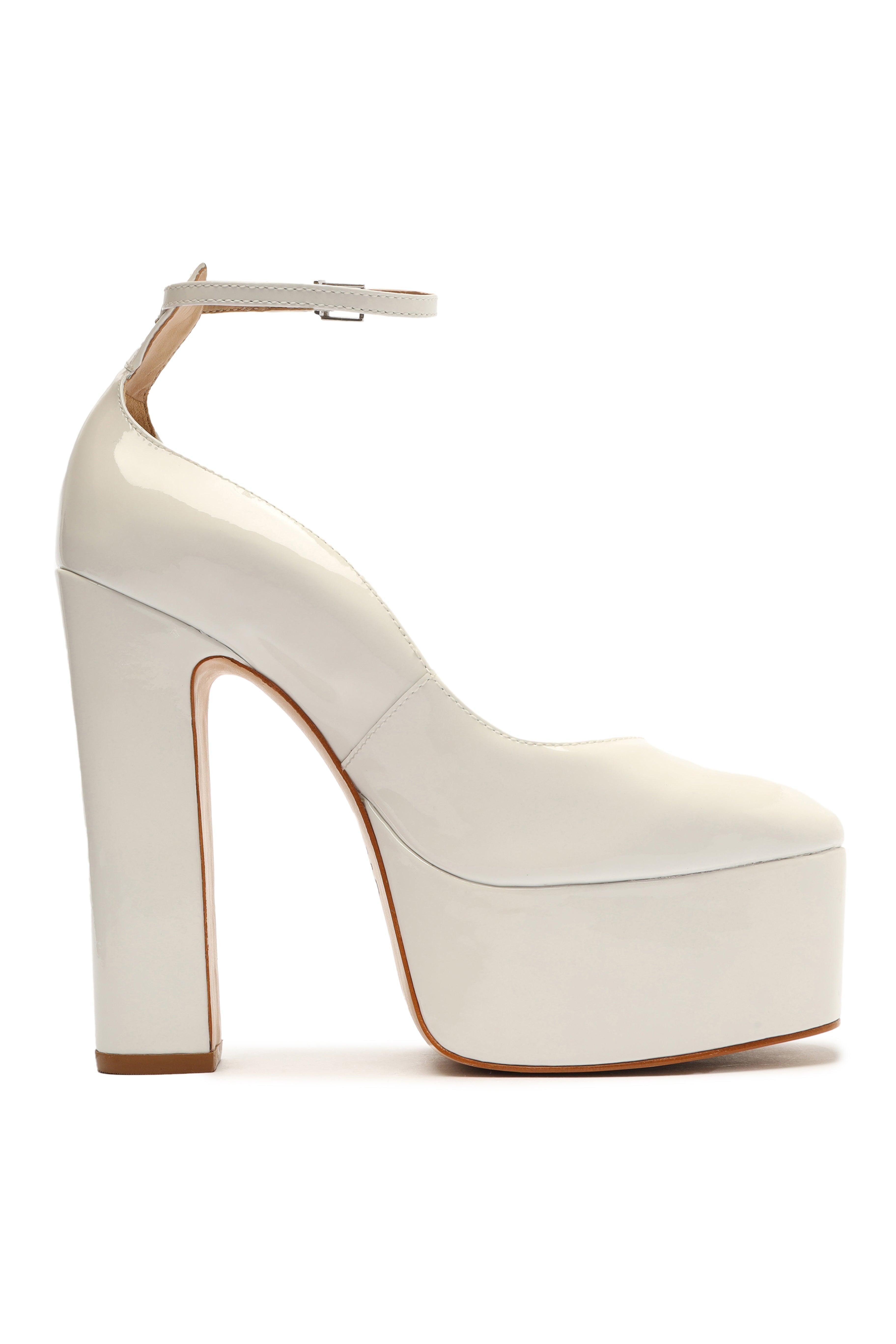 Schutz Renee White Heel Product Image