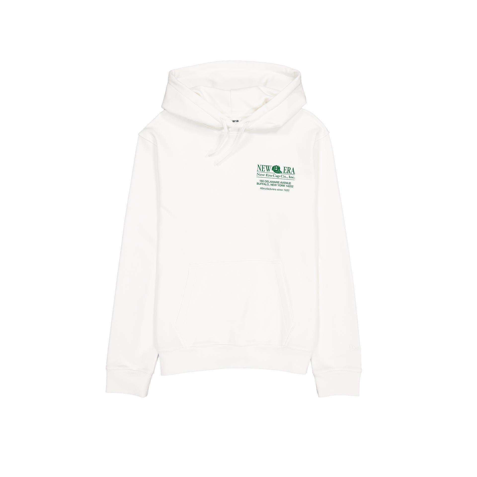 Brand New Era Sized Graphic College White Hoodie Male Product Image