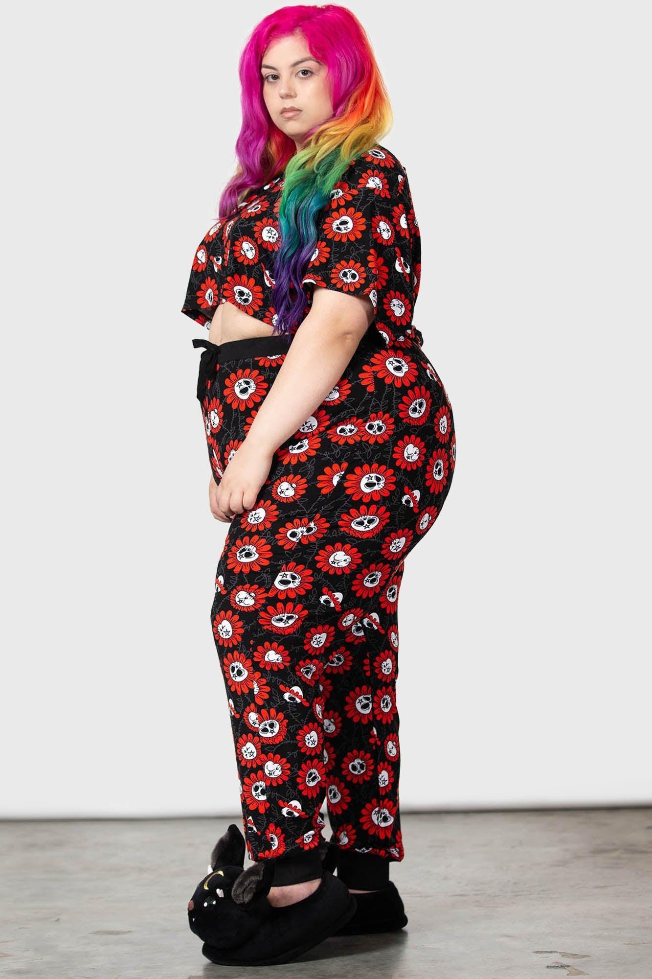 Gloomy Blossom Lounge Pants Female Product Image