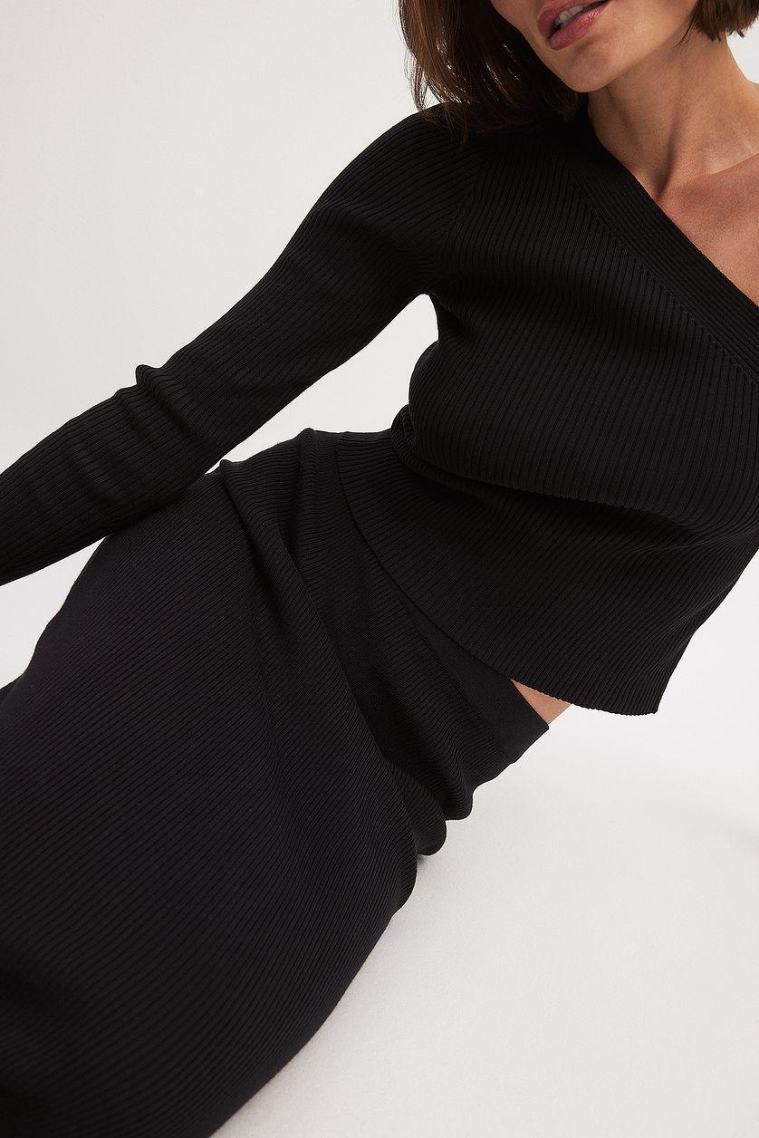 Knitted Midi Skirt Product Image