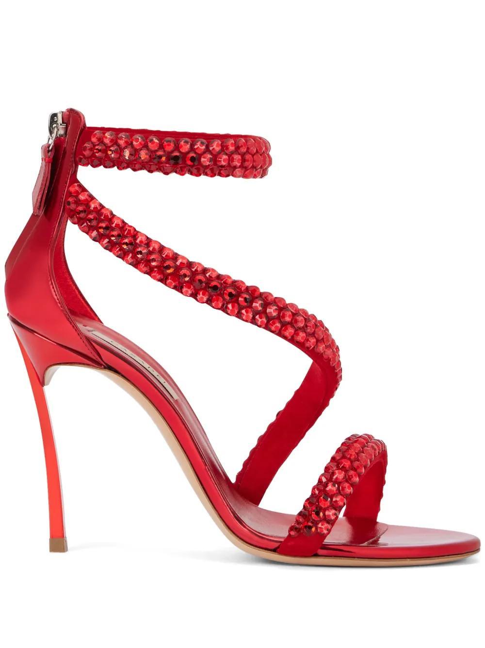 CASADEI Alice Blade Maxi Sandals - Woman Sandals Lipstick 38 Product Image