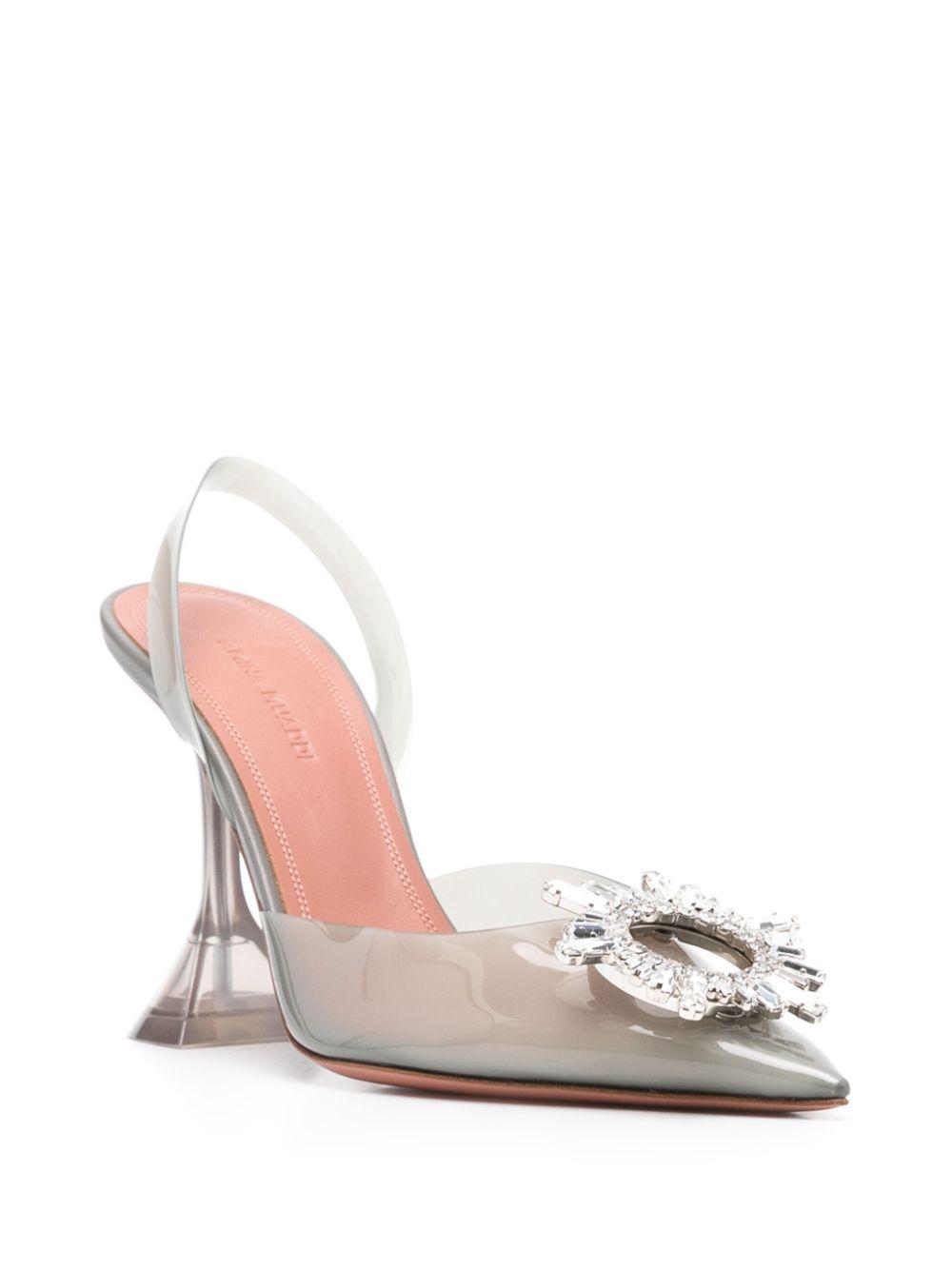 95mm Begum Glass slingback pumps Product Image