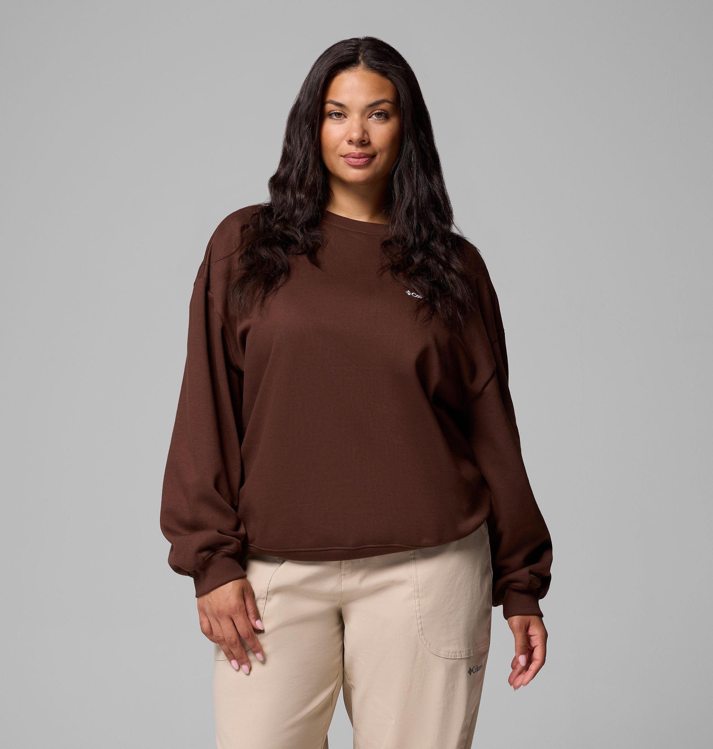 Columbia Womens Aldermore Crew Shirt - Plus Size- Product Image