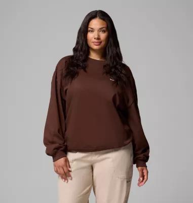 Columbia Womens Aldermore Crew Shirt - Plus Size- Product Image