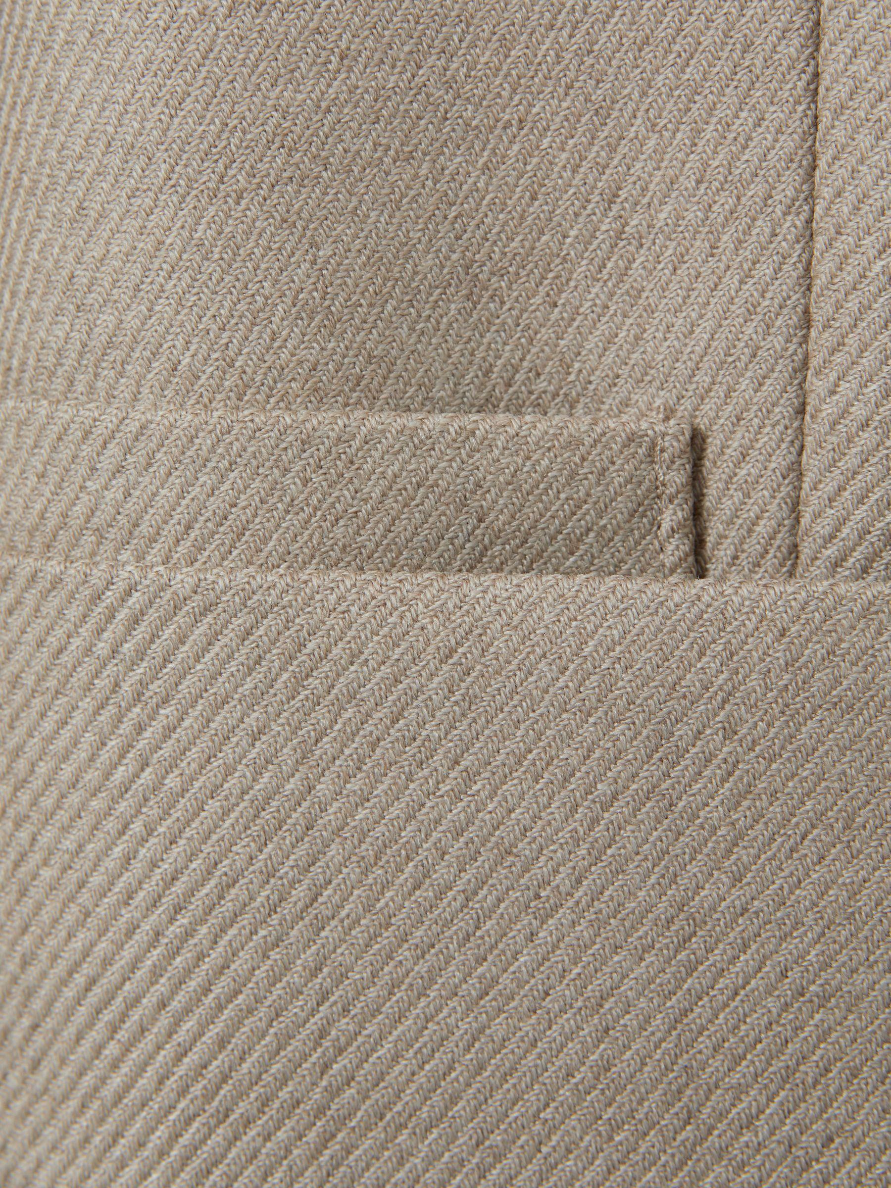 Petite Wool Blend Double Breasted Blazer in Neutral Product Image