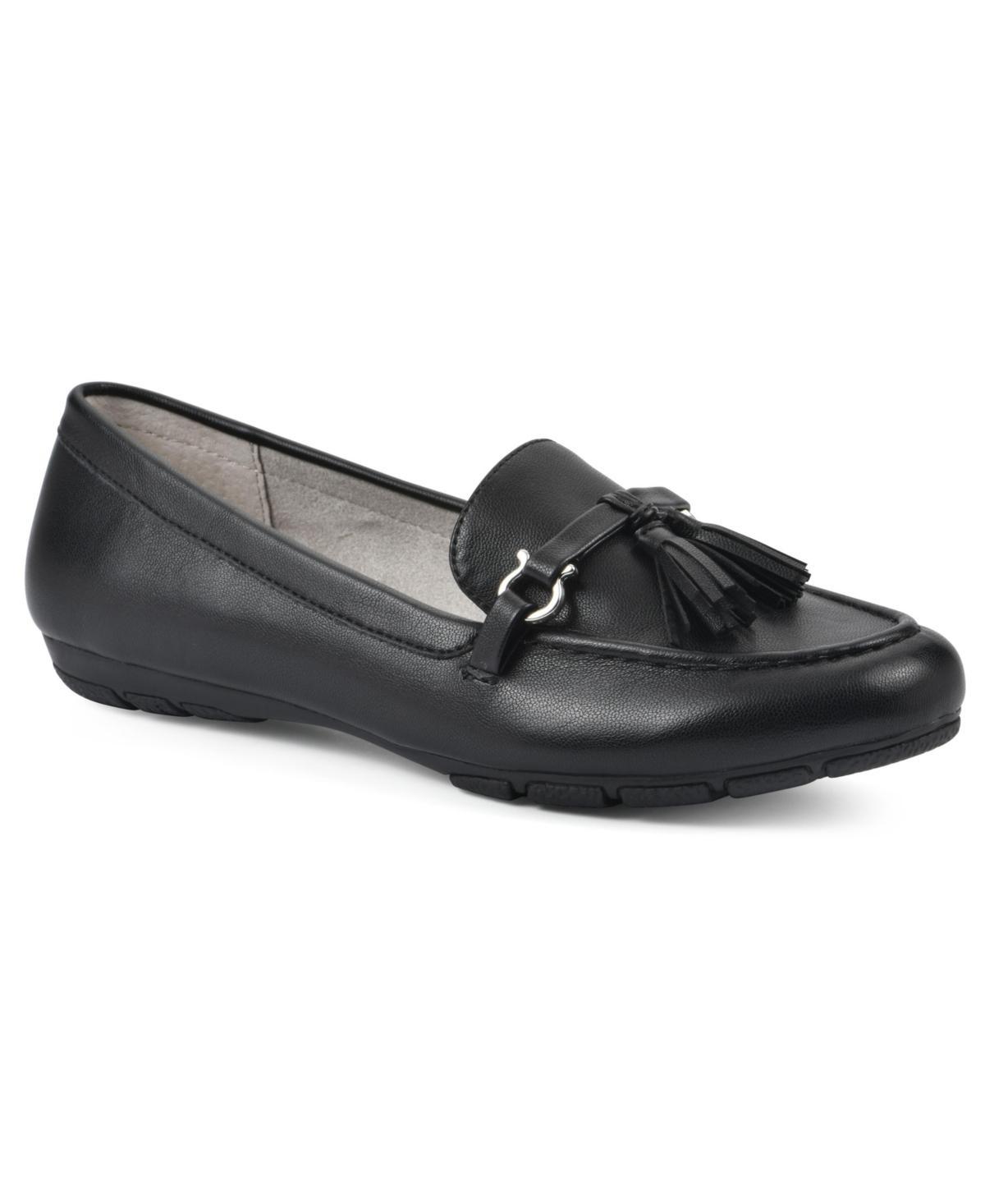 Cliffs By White Mountain Gush Women's Flats, Size: 9, Black Suedette Product Image