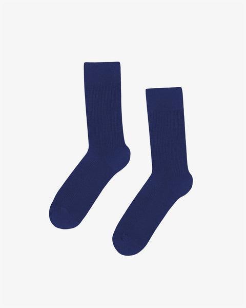 Women Classic Organic Sock - Marine Blue Product Image