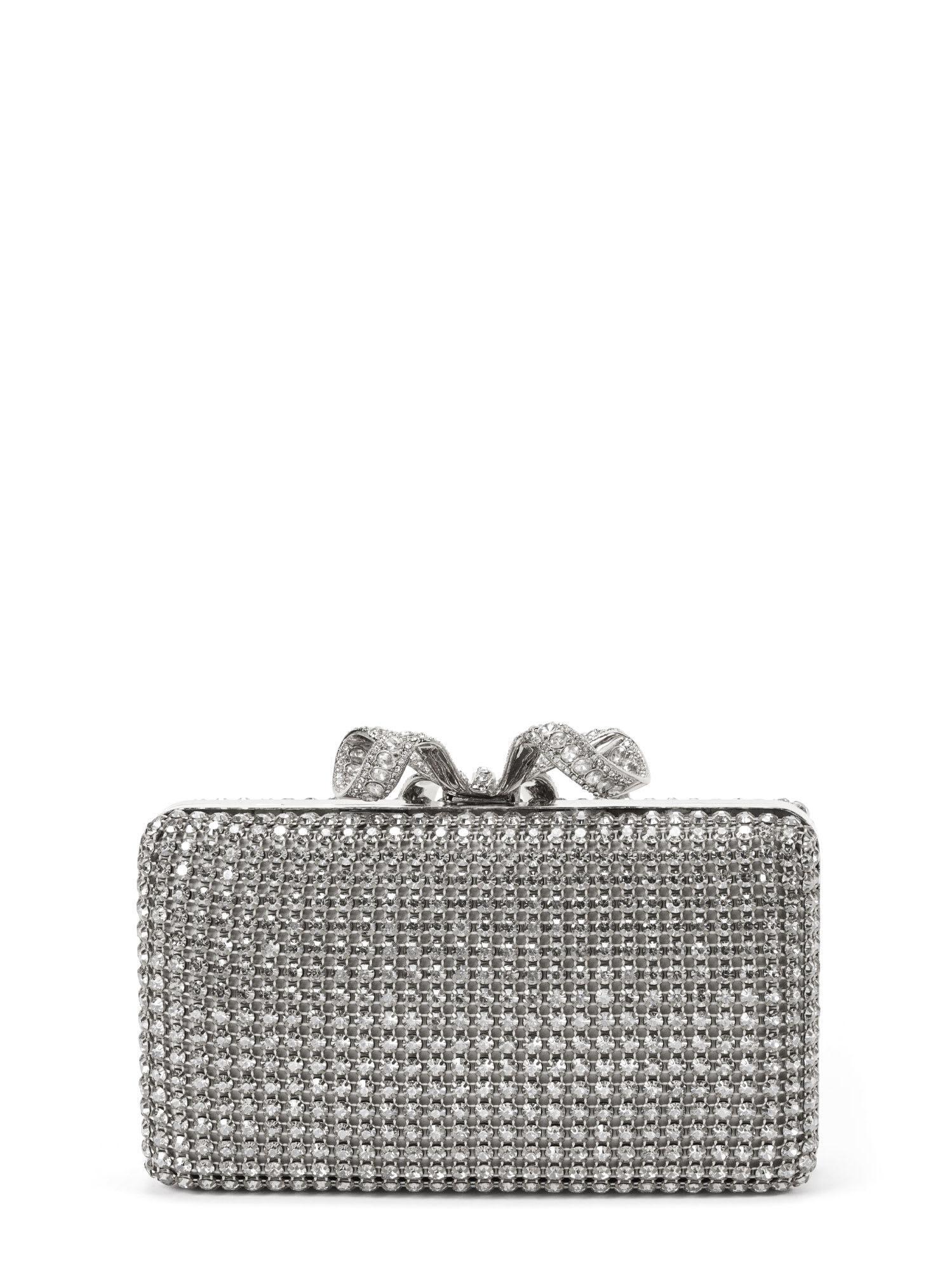 SELF-PORTRAIT Clutch In Silver Product Image