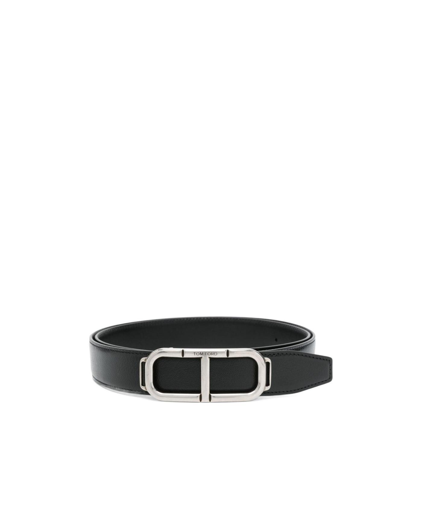 TOM FORD Stadium T Belt In Black Product Image