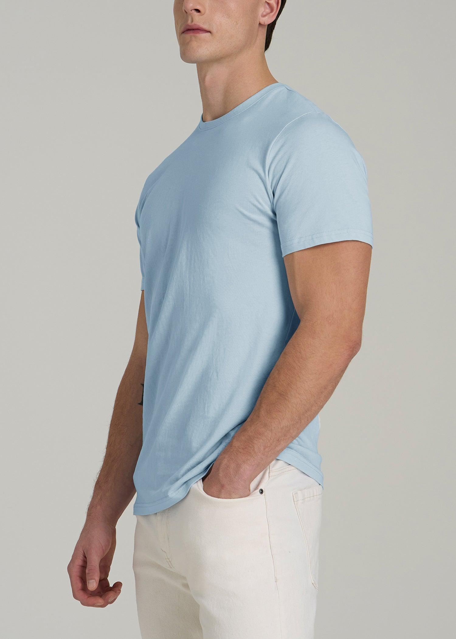 The Everyday REGULAR-FIT Crewneck Tall Men's T-Shirt in Ice Blue Product Image