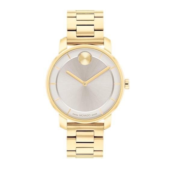 Ladies' Movado BoldÂ® Access Gold-Tone Watch with Grey Dial (Model: 3601080) Product Image