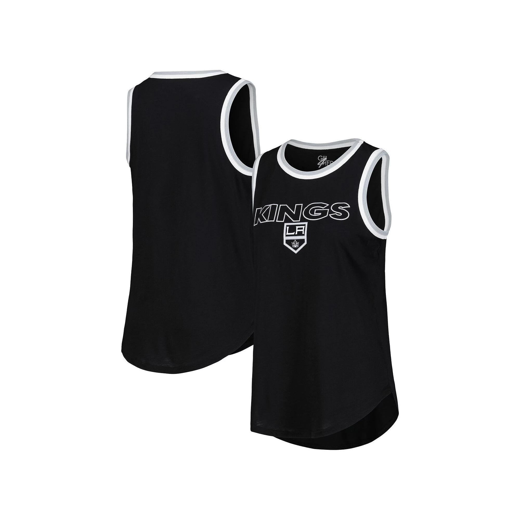 Women's G-III 4Her by Carl Banks Black Los Angeles Kings Strategy Tank Top,  Product Image