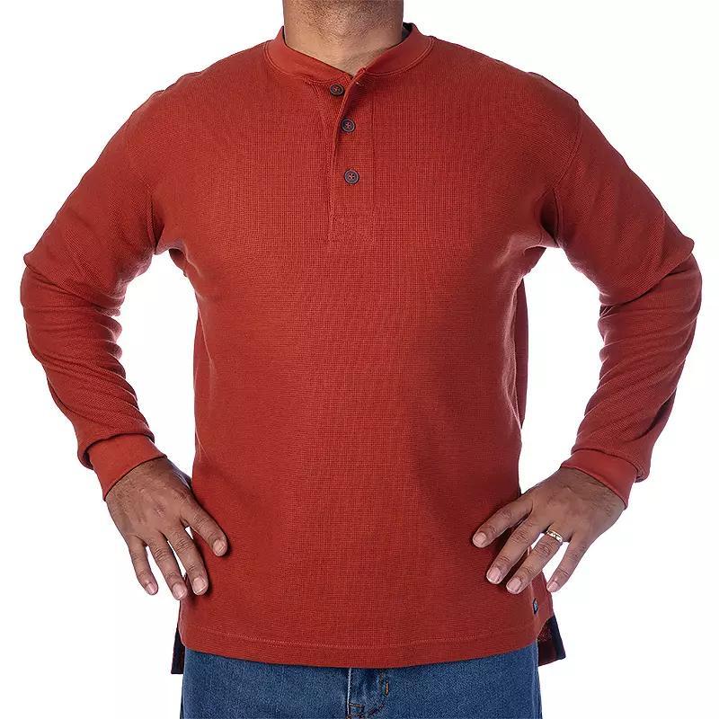 Men's Smith's Workwear Mini-Thermal Knit Henley,  Product Image