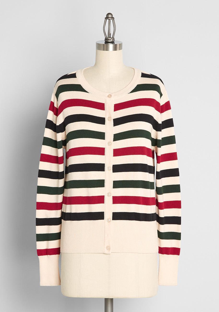 Of A Different Stripe Cardigan (Final Sale) Product Image
