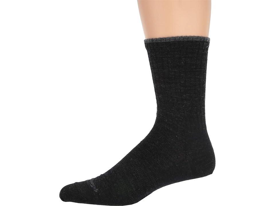 Darn Tough Vermont The Standard Issue Crew Light Socks (Charcoal) Men's Crew Cut Socks Shoes Product Image