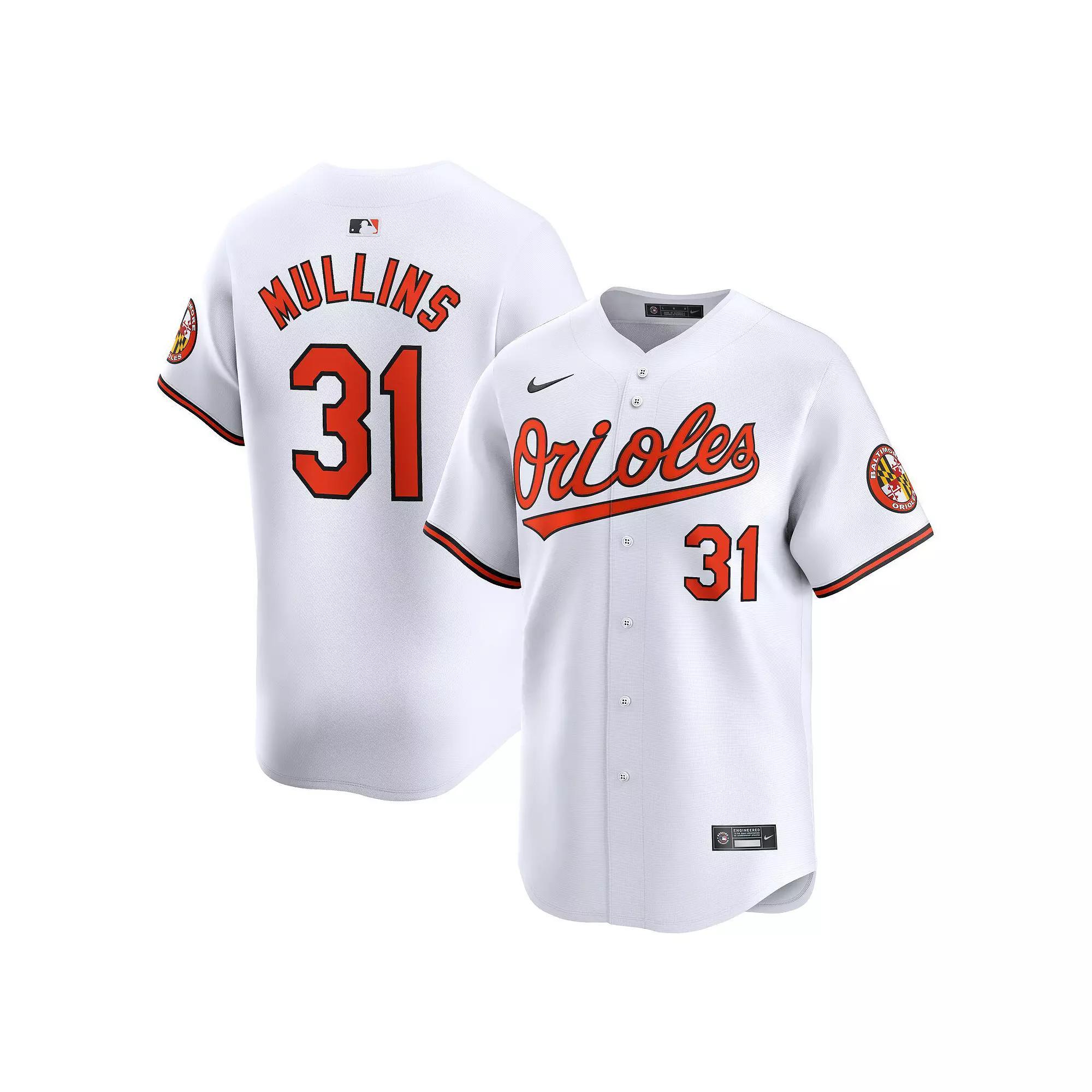 Men's Nike Cedric Mullins White Baltimore Orioles Home Limited Player Jersey, Size: XL Product Image