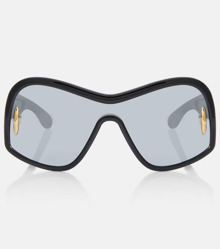 LOEWE Shield Frame Sunglasses In Black Product Image