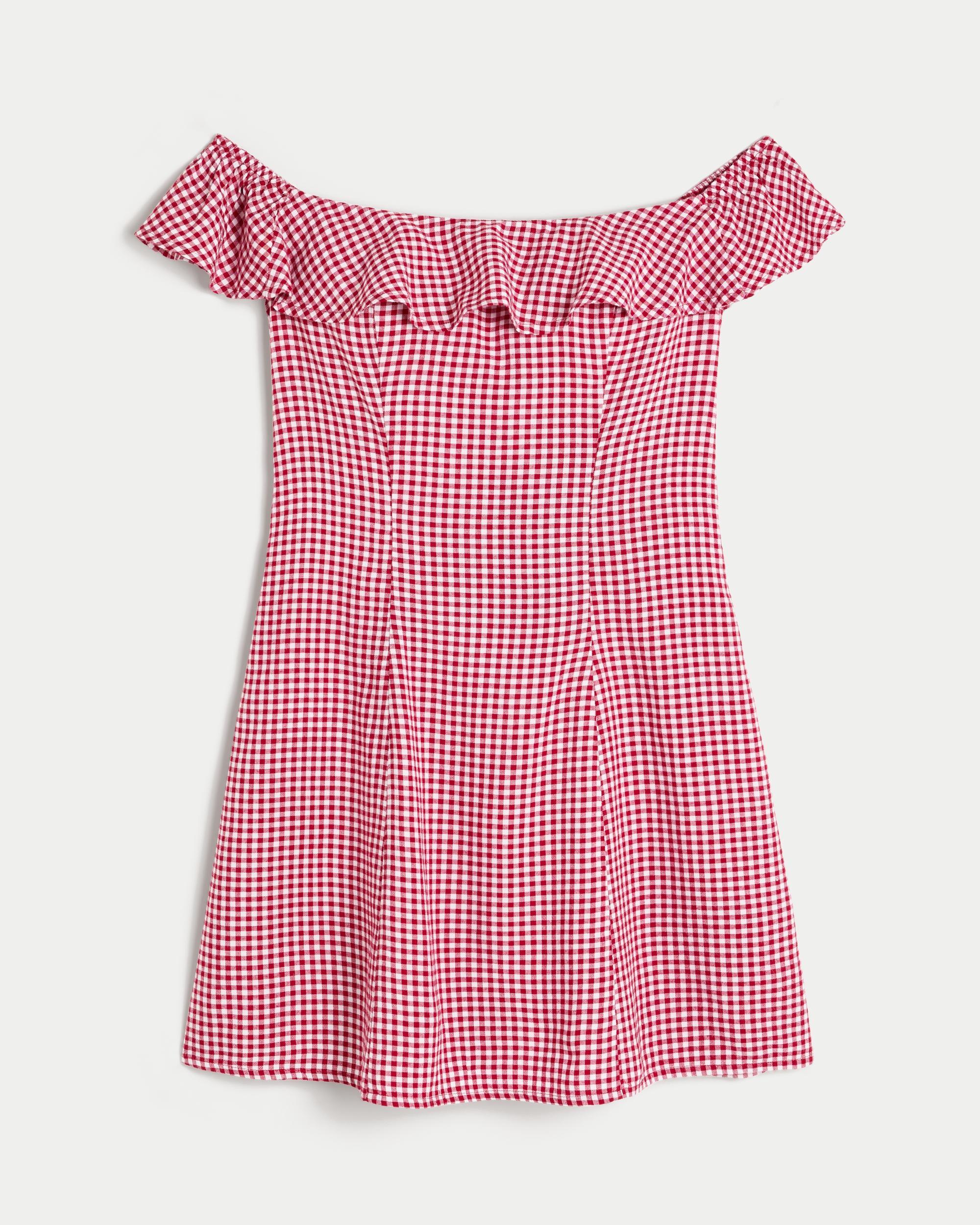 Off-the-Shoulder A-Line Dress Product Image