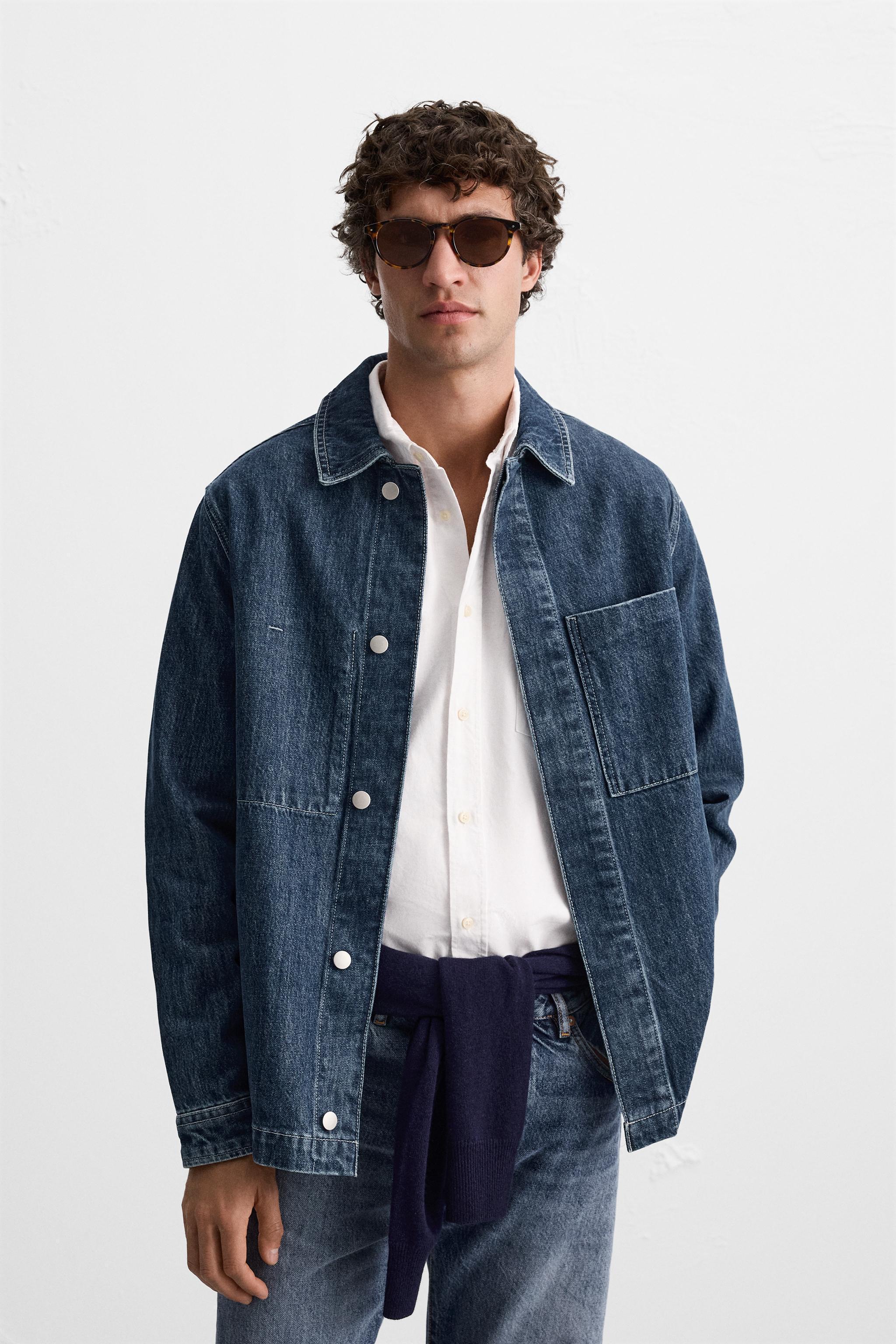 POCKET DENIM OVERSHIRT Product Image