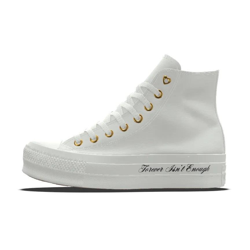 Custom Wedding Chuck Taylor All Star Lift Platform By You Product Image