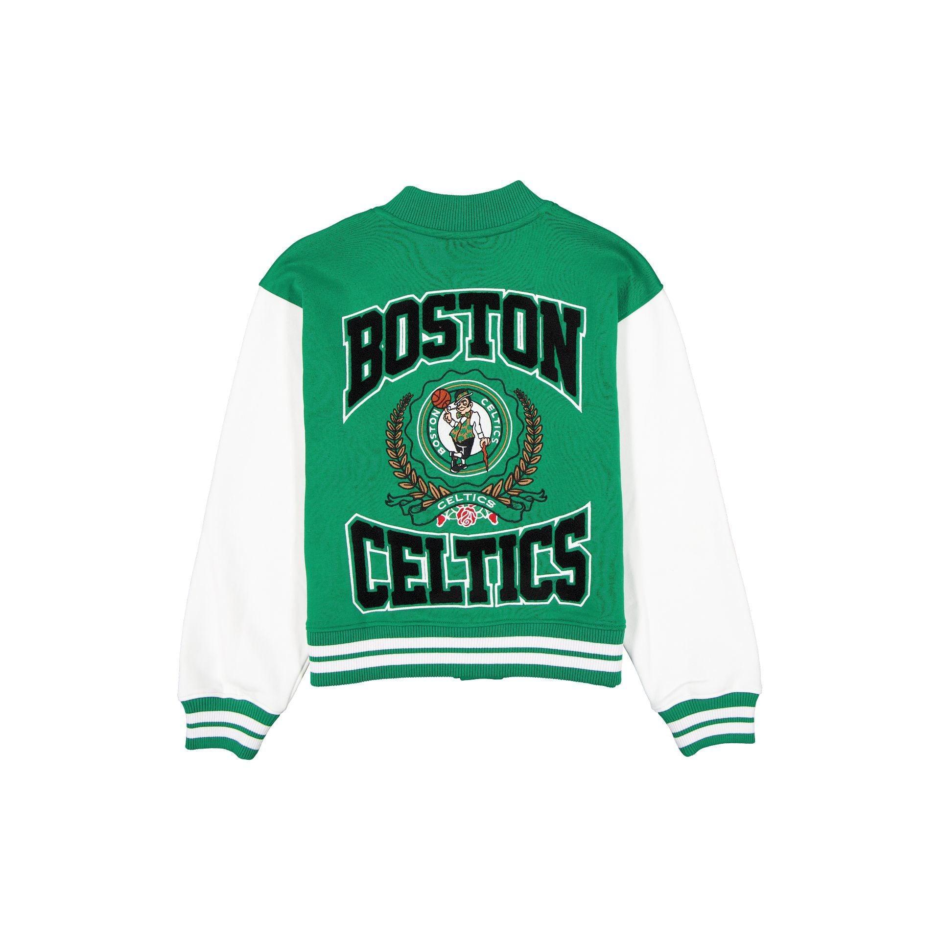 Boston Celtics Throwback Prep Women's Jacket Female Product Image