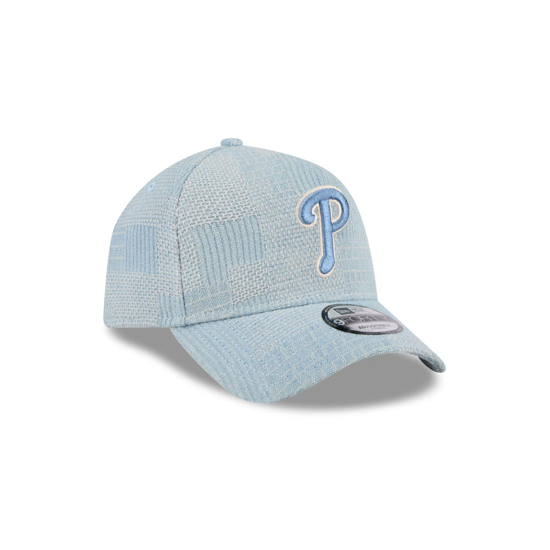 Philadelphia Phillies Logo Essentials Denim 9FORTY A-Frame Snapback Hat Male Product Image