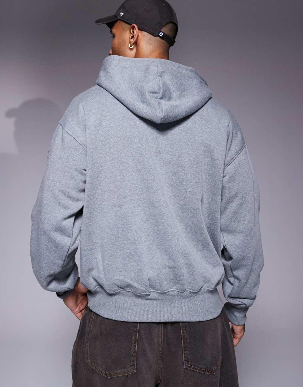 The North Face Evolution Vintage pullover hoodie in medium gray Product Image
