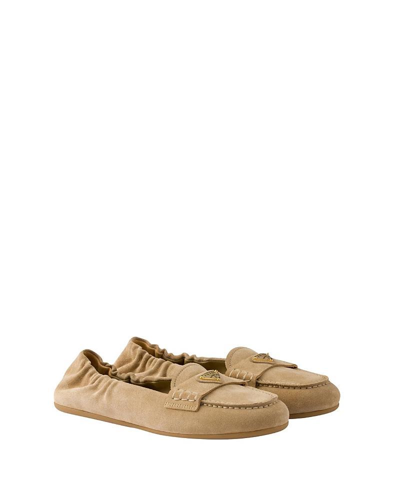 Womens Suede Loafers Product Image