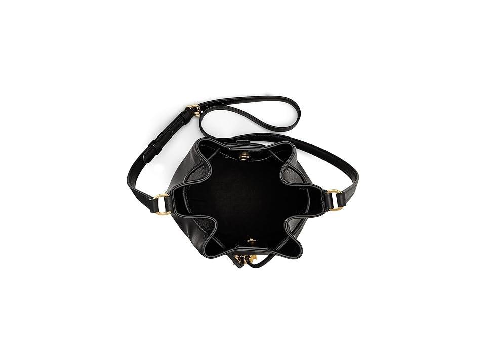 Womens Smooth Leather Medium Andie Drawstring Bag Product Image