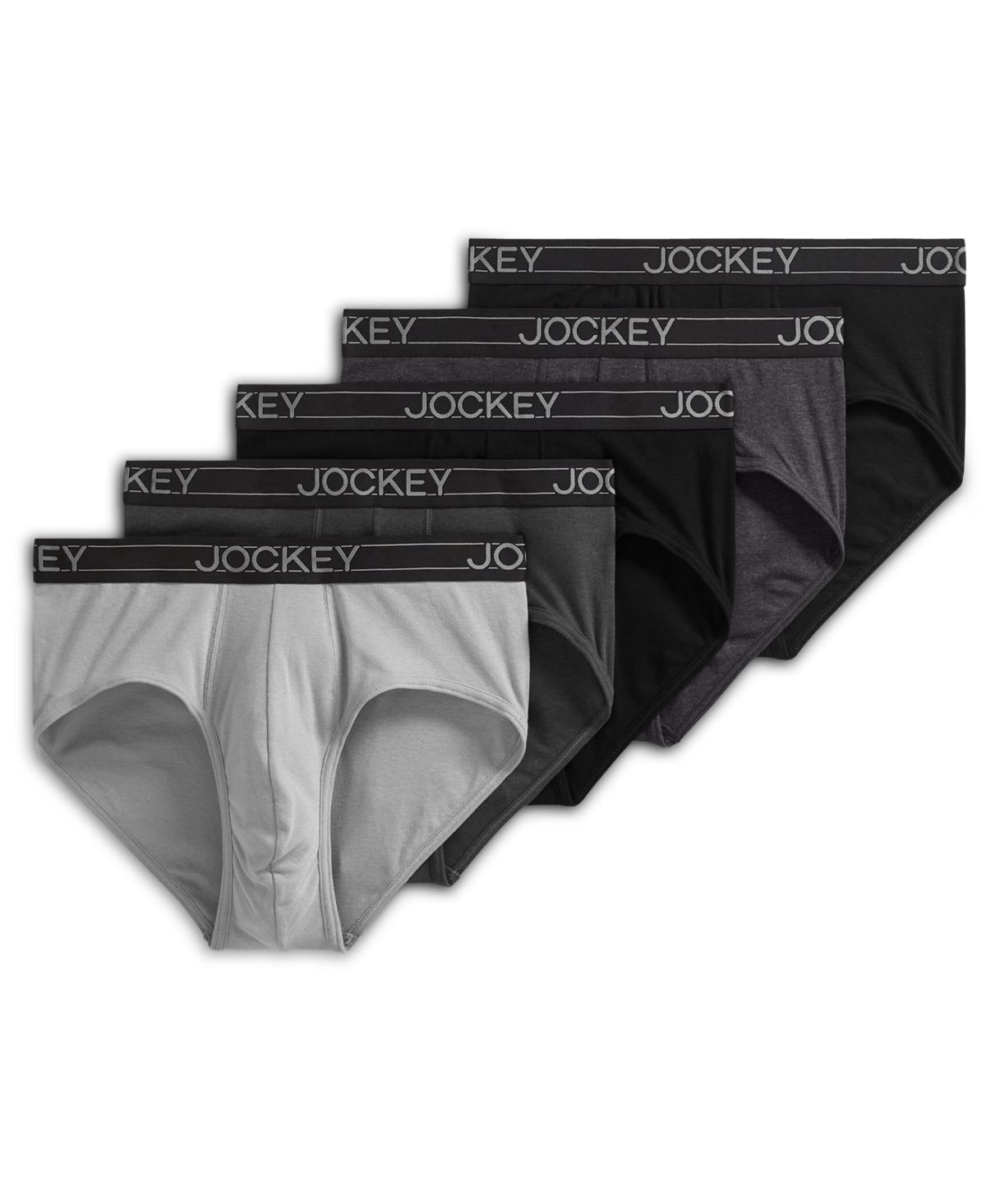 Men's Jockey® 4-Pack Cotton Blend Boxer Brief, Size: Small, Blue Team Product Image