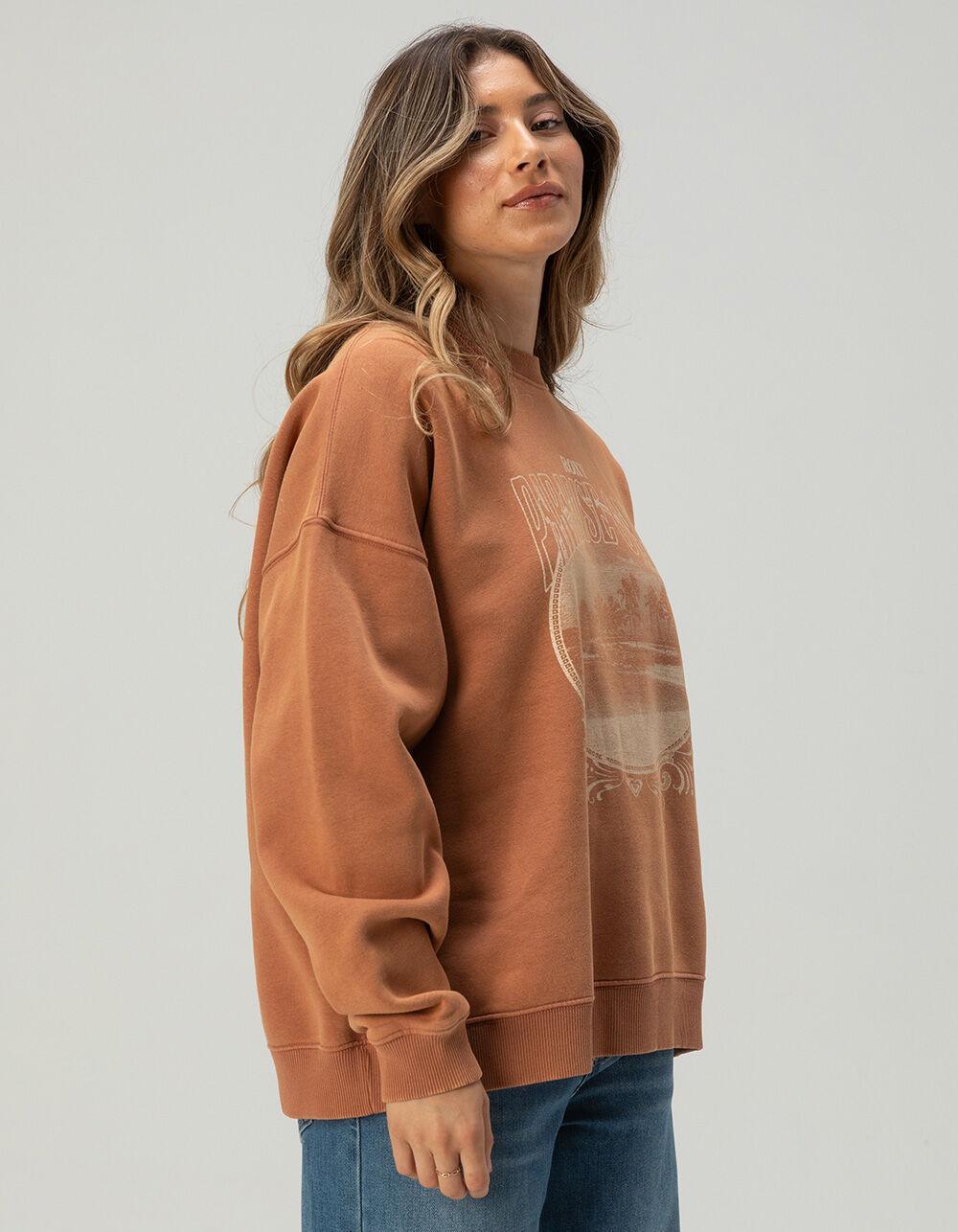 ROXY Lineup Womens Oversized Crewneck Sweatshirt Product Image