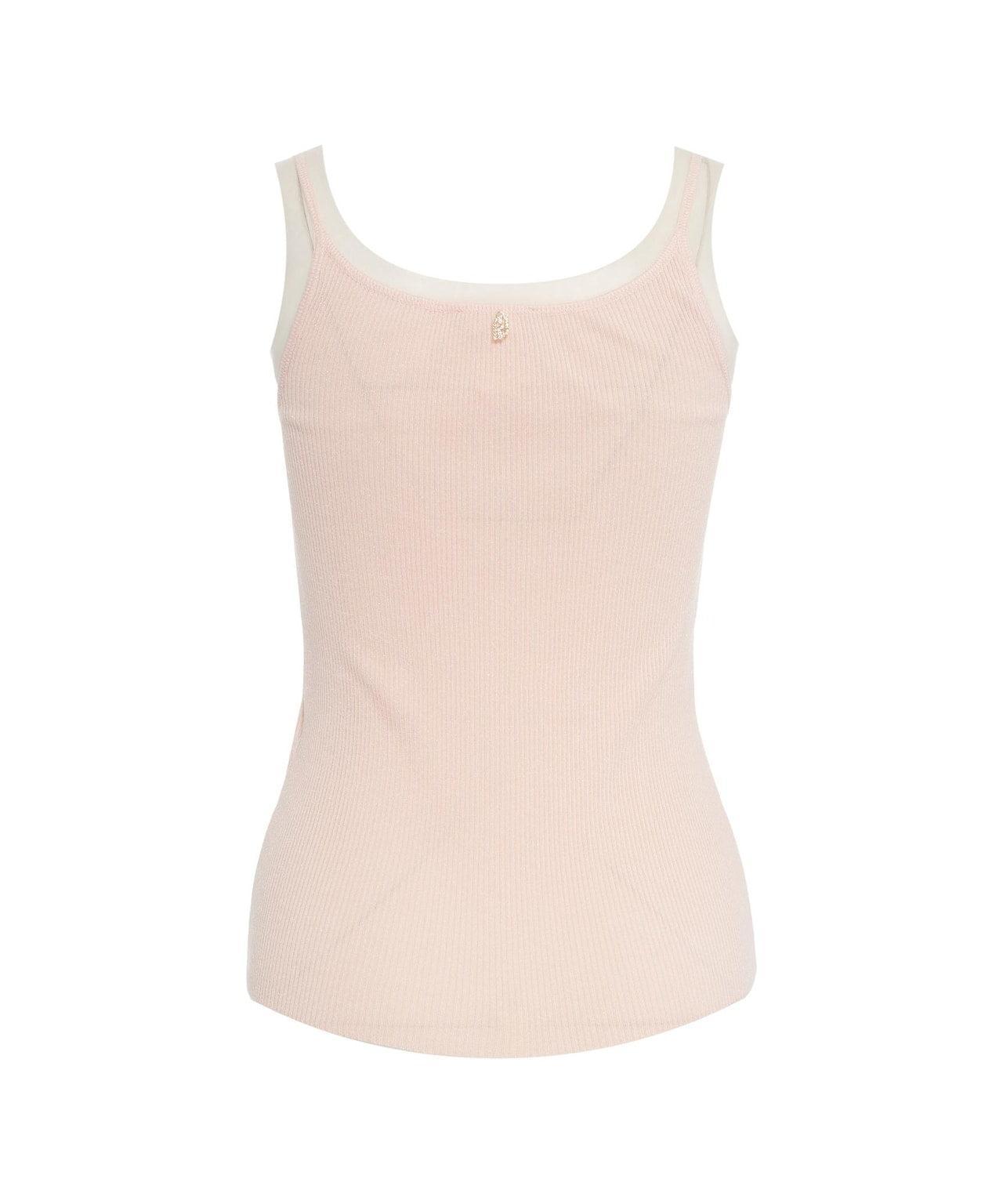 Top with tulle insets Product Image