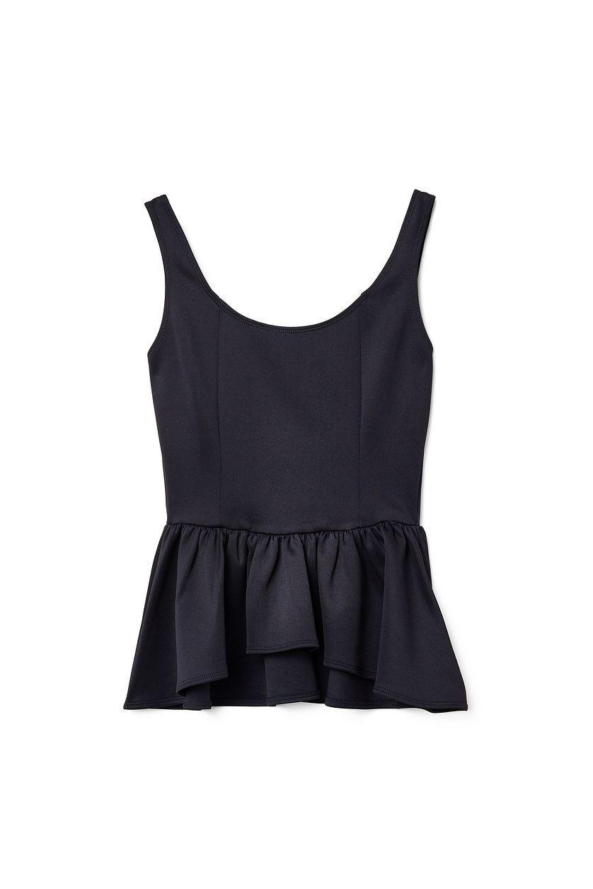 Peplum Jersey Top Product Image