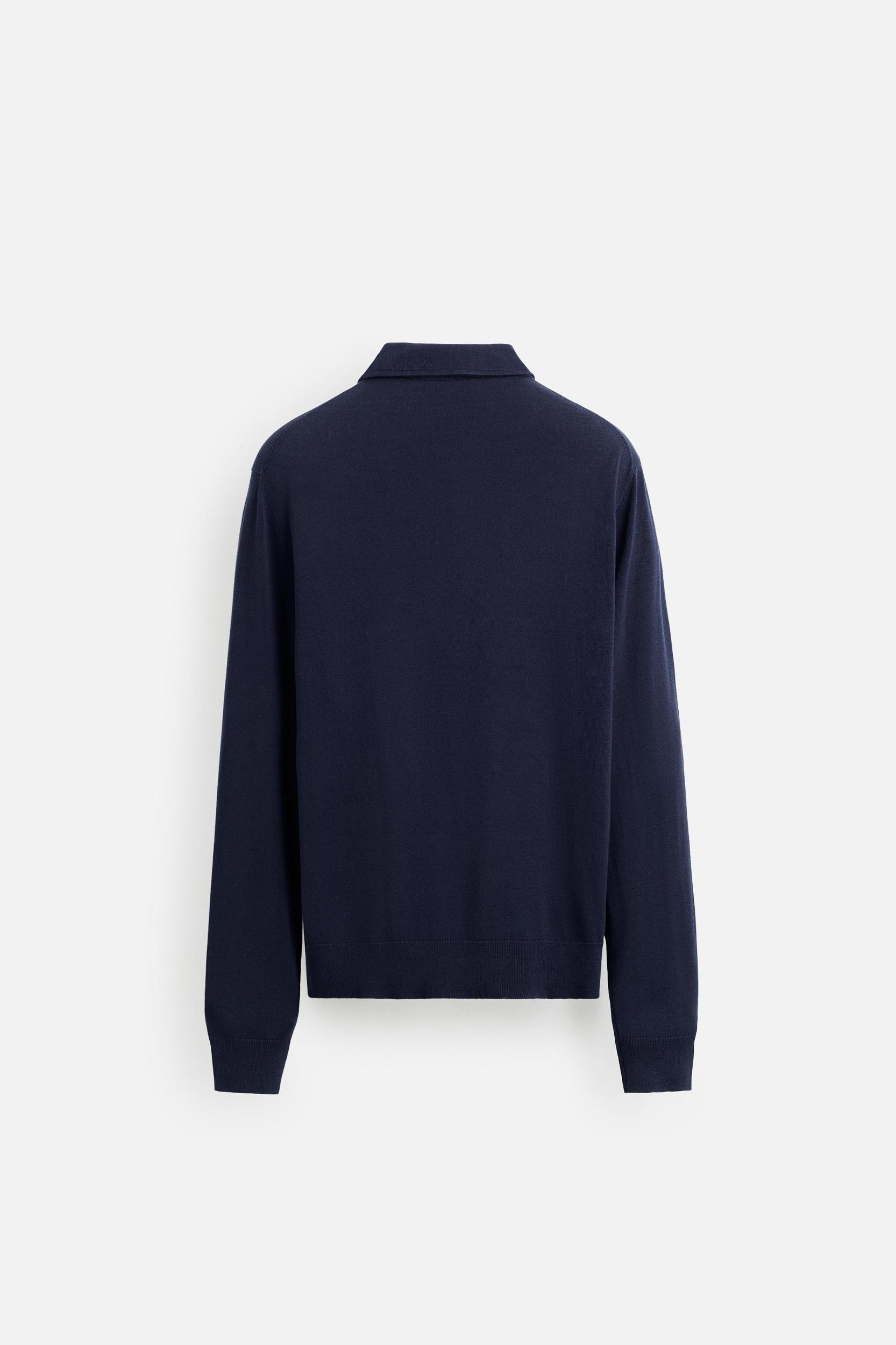 KNIT COTTON POLO SHIRT Product Image