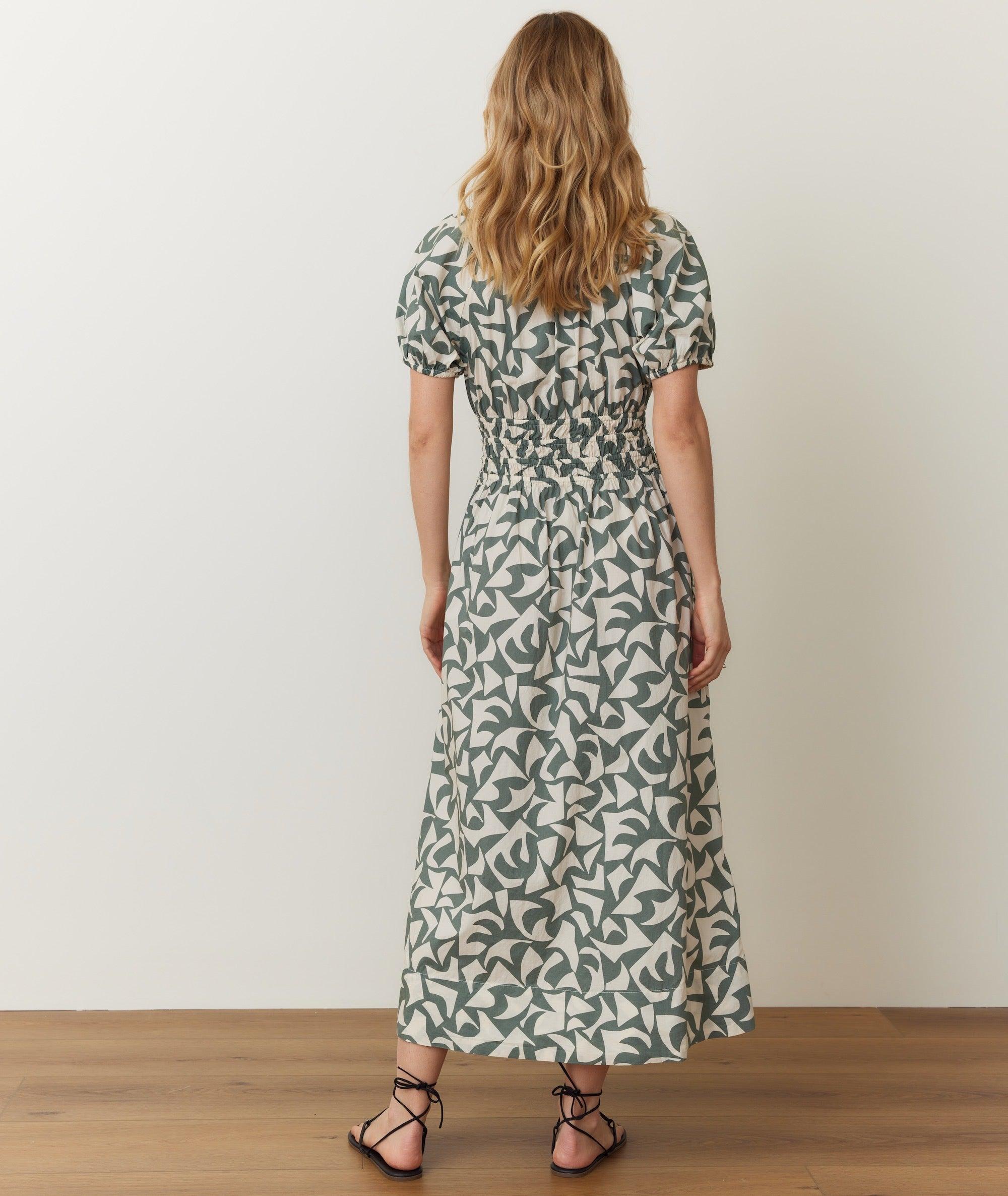 Emery Poplin Midi Dress Product Image