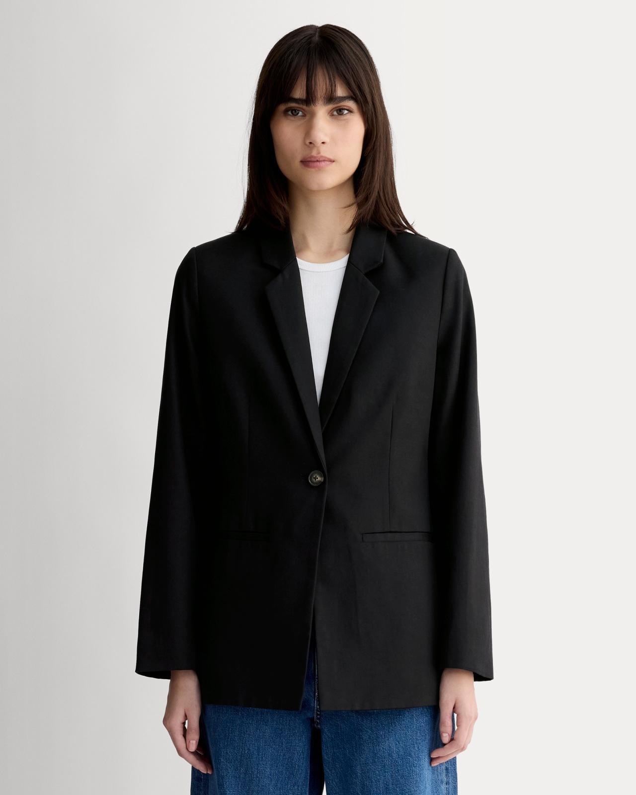 The Relaxed Blazer in Buttersmooth Product Image