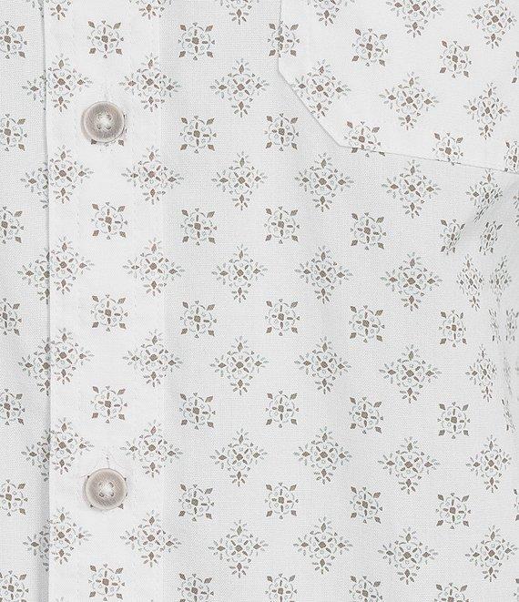 Rowm Short Sleeve Diamond Geo Print Shirt Product Image