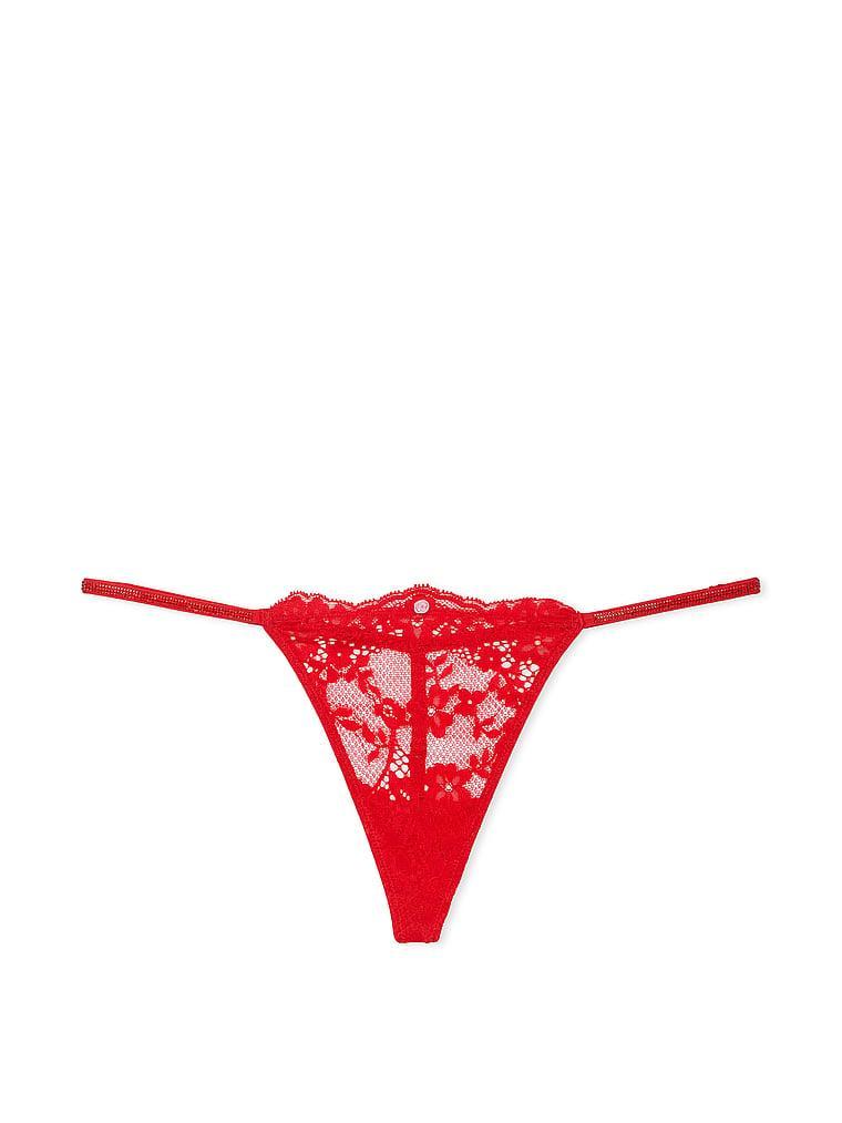 Twinkle Strap Lace V-String Panty Product Image