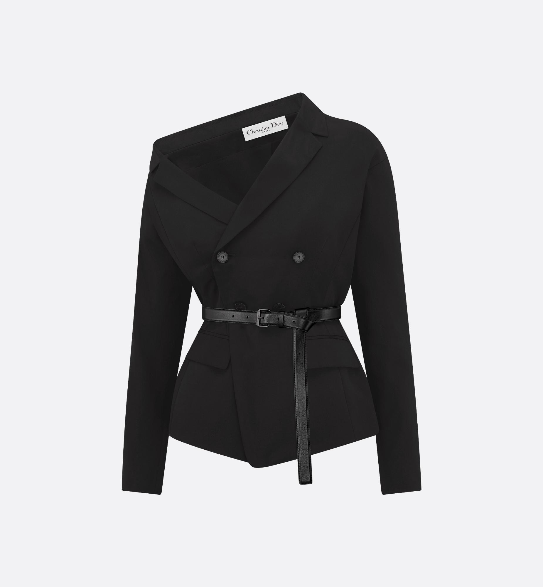 Asymmetric Belted Jacket Product Image